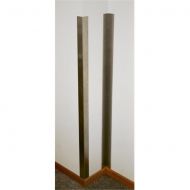 Prairie View Industries Prairie View CPOS2272SS Outside Stainless Steel Corner Guards, 72 x 2 x 2 in.