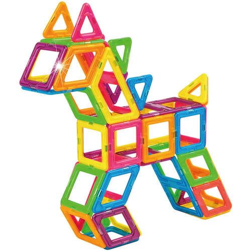  MAGFORMERS Magformers Neon 60-Piece Magnetic Construction Set