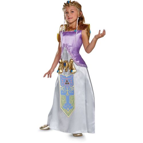 제네릭 Generic Legend of Zelda Princess Zelda Deluxe Child Halloween Costume