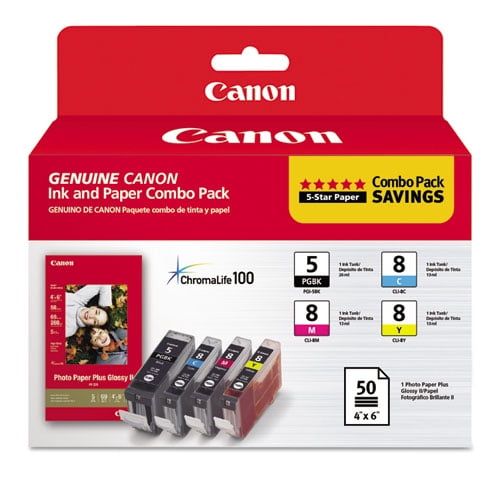 캐논 Canon, CNMPGI5CLI8CMY, PGI5CLI8CMY Ink Tank Cartridges, 5  Pack