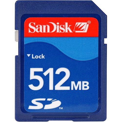 샌디스크 SanDisk 512MB SD Secure Digital Memory Card