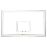 First Team FT230H Steel-Glass 36 x 60 in. Tempered Glass Backboard, Black
