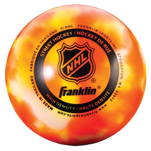  Franklin Sports Franklin Street Hockey Balls - Outdoor NHL Hockey Balls - Low Bounce - 3 Pack - Extreme Colors