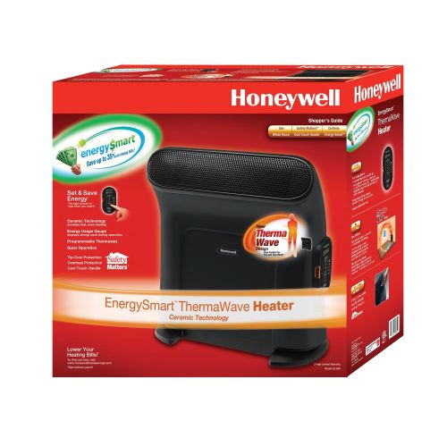  Honeywell EnergySmart ThermaWave Heater HZ-860, Black