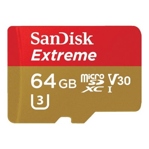 샌디스크 SanDisk 64GB Extreme MicroSD UHS-I Card with Adapter