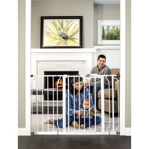  Regalo Easy Step Extra Wide Baby Gate, Black, 51 Inch