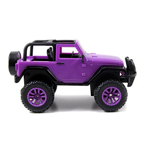 자다 Jada Toys GIRLMAZING Big Foot Jeep RC Vehicle (1:16 Scale), Purple