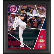 Max Scherzer Washington Nationals 15 x 17 Impact Player Collage with a Piece of Game-Used Baseball - Limited Edition of 500 - Fanatics Authentic Certified