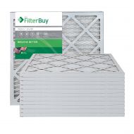 FilterBuy AFB Silver MERV 8 22x22x1 Pleated AC Furnace Air Filter. Pack of 12 Filters. 100% produced in the USA.