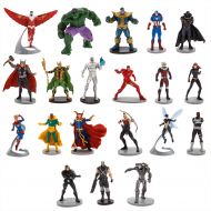 Disney Avengers Mega Figurine: Captain America-Iron Man-Winter Soldier-War Machine-Falcon-Black Panther-Hawkeye-Vision-Ant-Man-Ultron-Dr Strange-Loki-Hulk-Nick Fury-Thor-Captain Marvel-Th