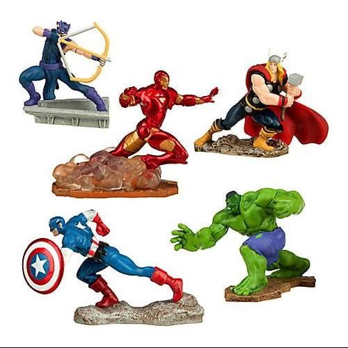 디즈니 Disney Marvel Avengers Assemble 5-Piece PVC Figure Set