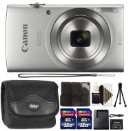 Teds Canon Ixus 185  Elph 180 20MP Digital Camera Silver with 32GB Accessory Kit