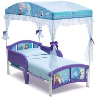 Disney Frozen Plastic Toddler Bed with Canopy by Delta Children