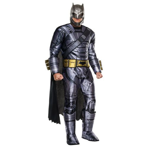 제네릭 Generic Batman Vs Superman: Dawn of Justice Deluxe Armored Batman Mens Adult Halloween Costume, One Size Fits Most