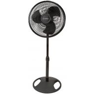 Lasko 16 Oscillating Pedestal Stand 3-Speed Fan, Model S16500, Black