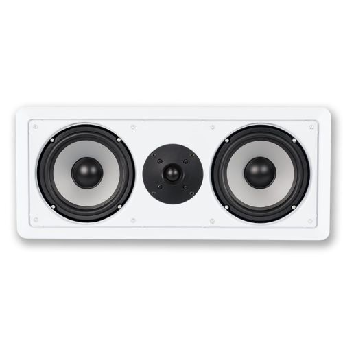  Acoustic Audio by Goldwood Acoustic Audio CS-IW26CC In-Wall Dual 6.5 Center 2 Speaker Set Home Theater