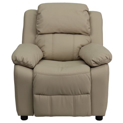  Flash Furniture Kids Vinyl Recliner with Storage Arms, Multiple Colors