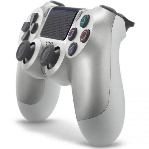 소니 Sony Playstation 4 DualShock 4 Controller, Silver, 711719504320