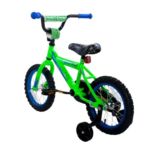  Apollo FlipSide 14 inch Kids Bicycle, Ages 3 to 5, Height 30 - 38 inches, Green/Blue