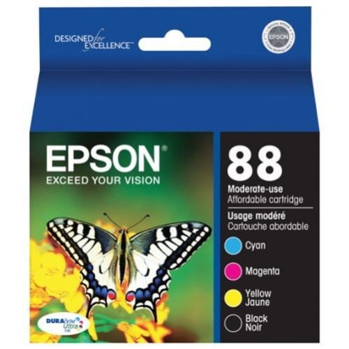 엡손 Epson 88 Moderate-capacity BlackColor Combo Pack Ink Cartridge - for Stylus CX4450, CX7450, N11