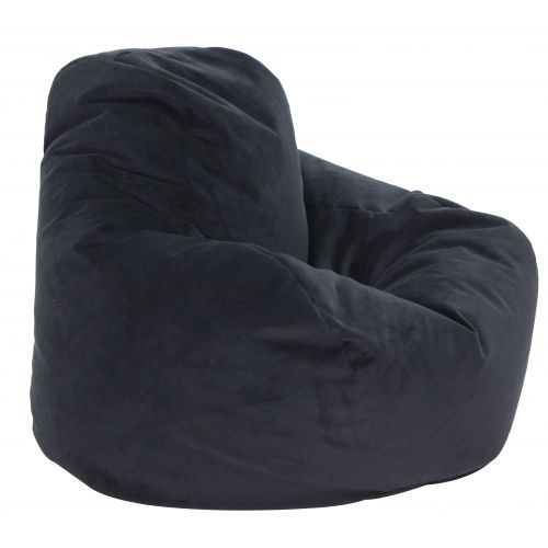  Mainstays Soft Sided Microfiber Bean Bag Lounger Chair, Multiple Colors