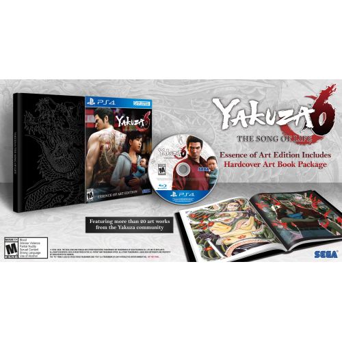 세가 SEGA Yakuza 6: The Song of Life Essence of Art Edition, Sega, PlayStation 4, 010086632224