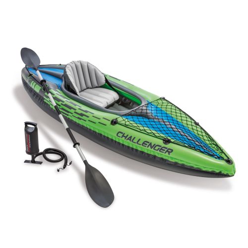 인텍스 Intex Challenger K1 Inflatable Kayak with Oar and Hand Pump