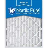 Nordic Pure 18x25x1 Pleated MERV 12 AC Furnace Air Filters Qty 3
