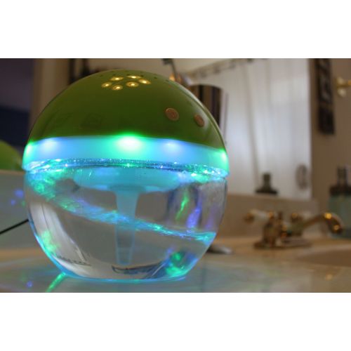  Ecogecko EcoGecko Magic Ball -Light Up Air Washer & Revitalizer, Aroma Oil Diffuser with 10ML Lavender Oil