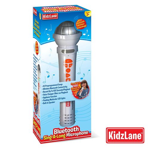  Kidzlane Kids Microphone Sing-A-Long Karaoke Machine Music Player with Bluetooth Connectivity and Built In Speaker