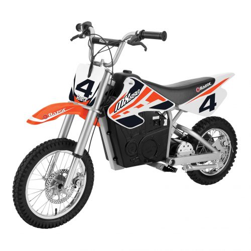 레이져(Razor) Razor MX650 Steel Electric Dirt Rocket Kids Motorcross Motorcycle Bike, Orange