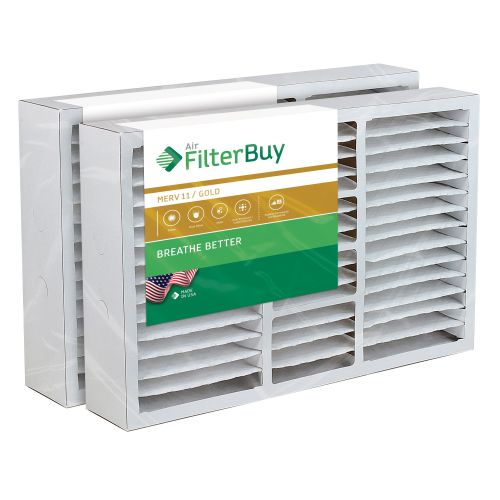  FilterBuy 16x25x5 Amana Replacement AC Furnace Air Filters - AFB Gold MERV 11 - Pack of 2 Filters. Designed to replace FS1625, M1-1056, MU1625, 9183950.