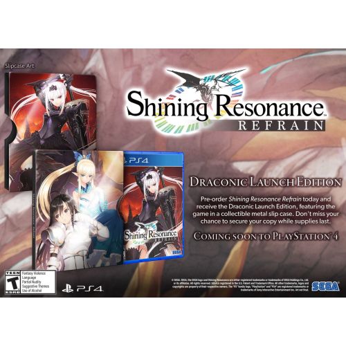 세가 SEGA Shining Resonance Refrain Draconic Edition, Sega, PlayStation 4, 010086632262