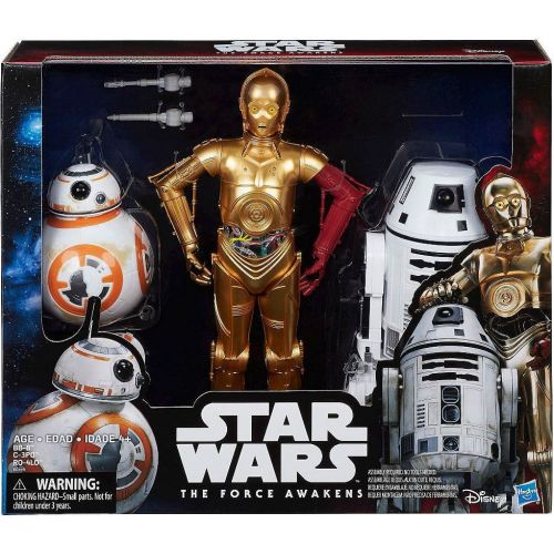 해즈브로 Hasbro Toys Star Wars The Force Awakens BB-8, C-3PO & RO-4LO Action Figure 3-Pack