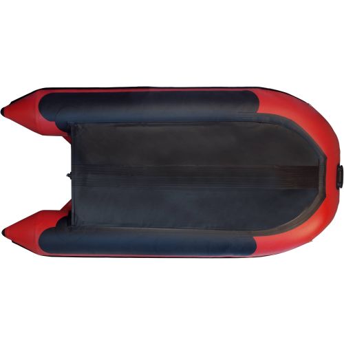  ALEKO Inflatable Boat - Aluminum Floor - 10.5 Feet - Red