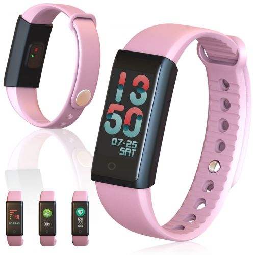  Indigi Fitness Watch Smart Bracelet & Wristband - Bluetooth 4.0 w Heart Rate  Blood Pressure  Sleep Monitor  Calorie