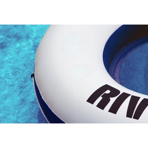 인텍스 Intex River Run II Inflatable 2 Person Pool Tube Float + Floating Drink Cooler
