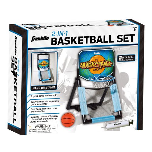  Franklin Sports Mini 2-in-1 Basketball Game Set
