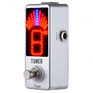 Goolrc Mini Chromatic Tuner Pedal Effect LED Display True Bypass for Guitar Bass