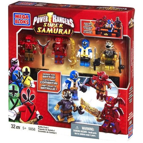 메가블럭 Power Rangers Super Samurai Battle Pack I Set Mega Bloks 5858