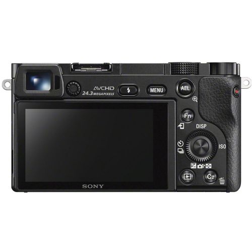 소니 Sony a6000 Camera with 16-50mm Power Zoom Lens + Sony E 55-210mm E-Mount Lens + Accessory Bundle