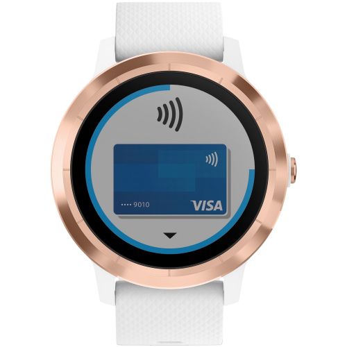 가민 Garmin vvoactive 3 Smartwatch w Contactless Payments, WhiteRose Gold