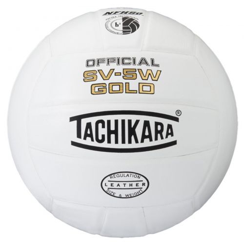  Tachikara Sv 5W Leather Volleyball BlWhSi