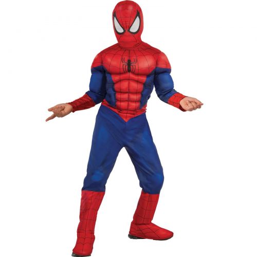  Rubies Costumes Ultimate Spider-Man Muscle Chest Kids Costume - Medium (8-10)