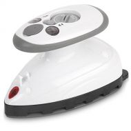 IVATION Small Mini Iron - Dual Voltage Compact Design, Great for Travel - Non-Stick Ceramic Soleplate - Dry or Steam Ironing - Extra-Long Power Cord - Heats Rapidly in 15 Seconds