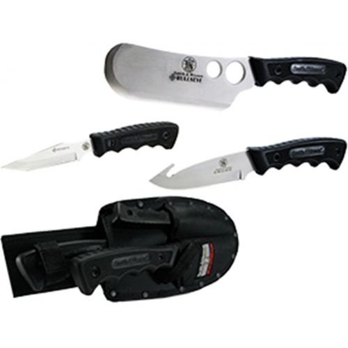 스미스 Taylor Brands Smith & Wesson Knife Set,Cleaver,Gut Hook,Caping,3 Pc SMITH & WESSON SWCAMP