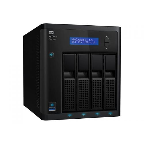  WD 16TB My Cloud EX4100 Expert Series 4-Bay Network Attached Storage - NAS - WDBWZE0160KBK-NESN
