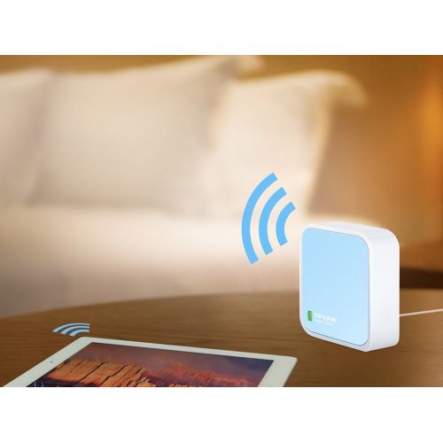  TP-Link N300 Wireless WiFi Nano Travel Router with Range ExtenderAccess PointClientBridge Modes (TL-WR802N)