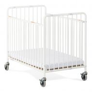 Foundations StowAway Portable Crib with Mattress White