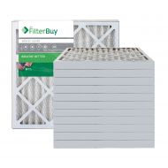 FilterBuy AFB Silver MERV 8 20x20x2 Pleated AC Furnace Air Filter. Pack of 12 Filters. 100% produced in the USA.